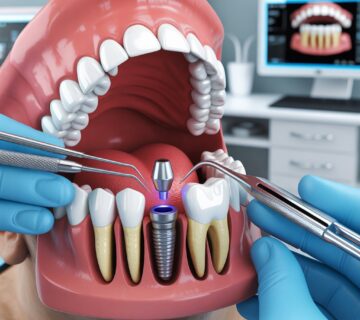 "نتائج زراعة الأسنان في عيادة دكتورة هبة العدل".
